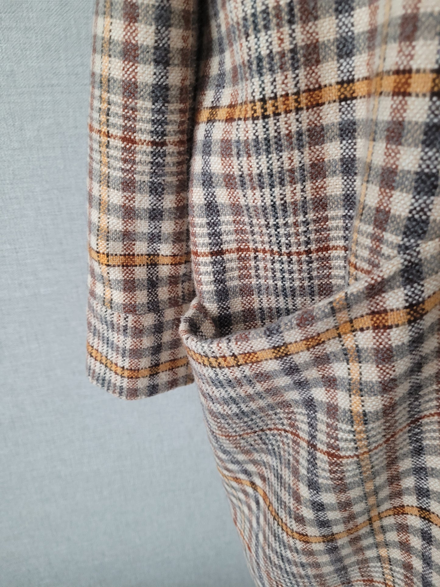 Checkered coat