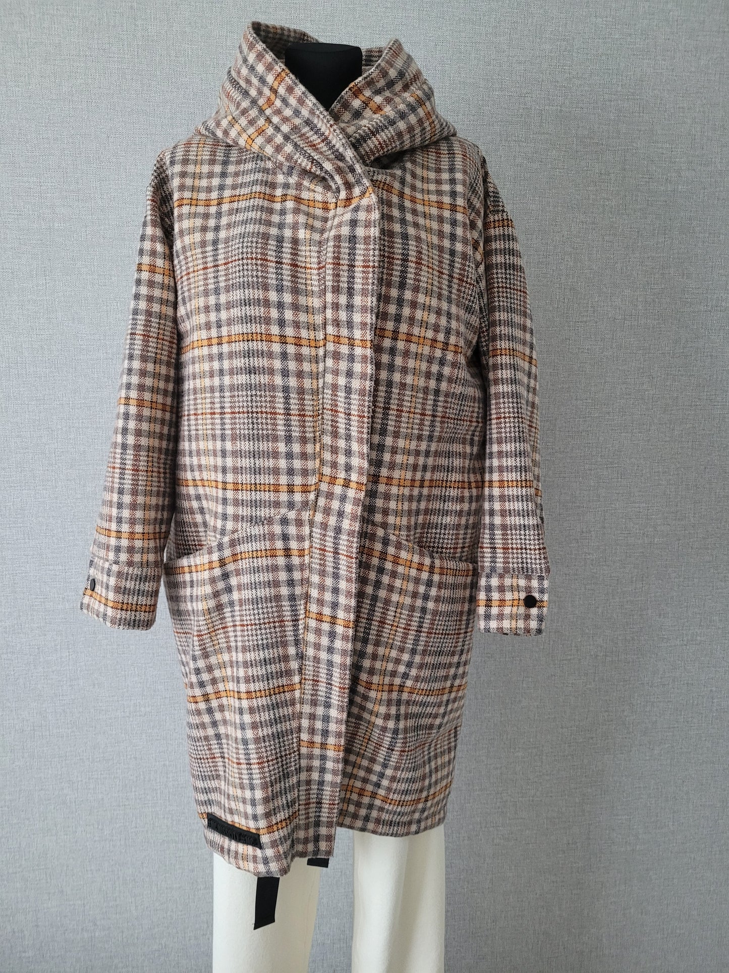 Checkered coat