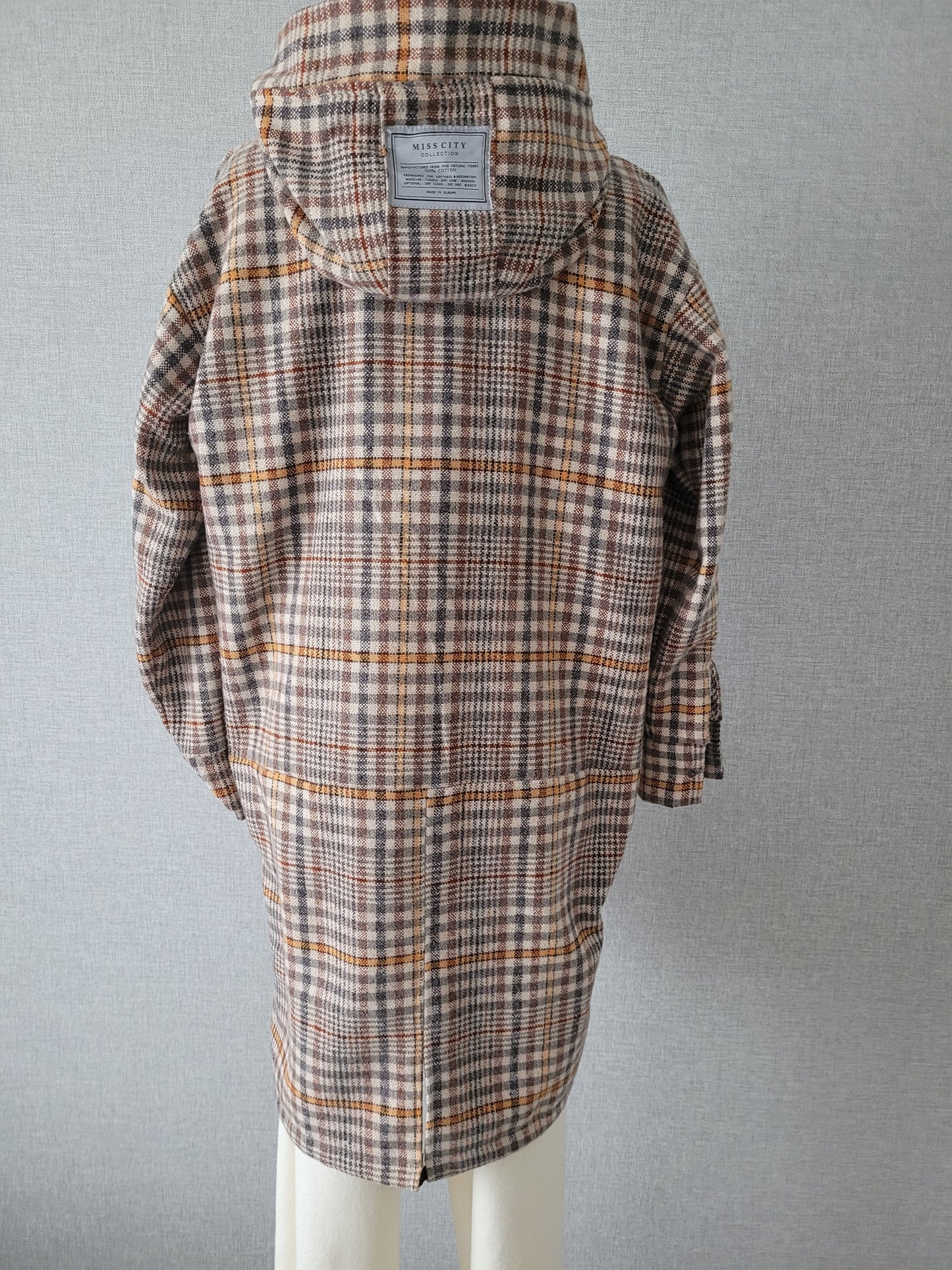 Checkered coat