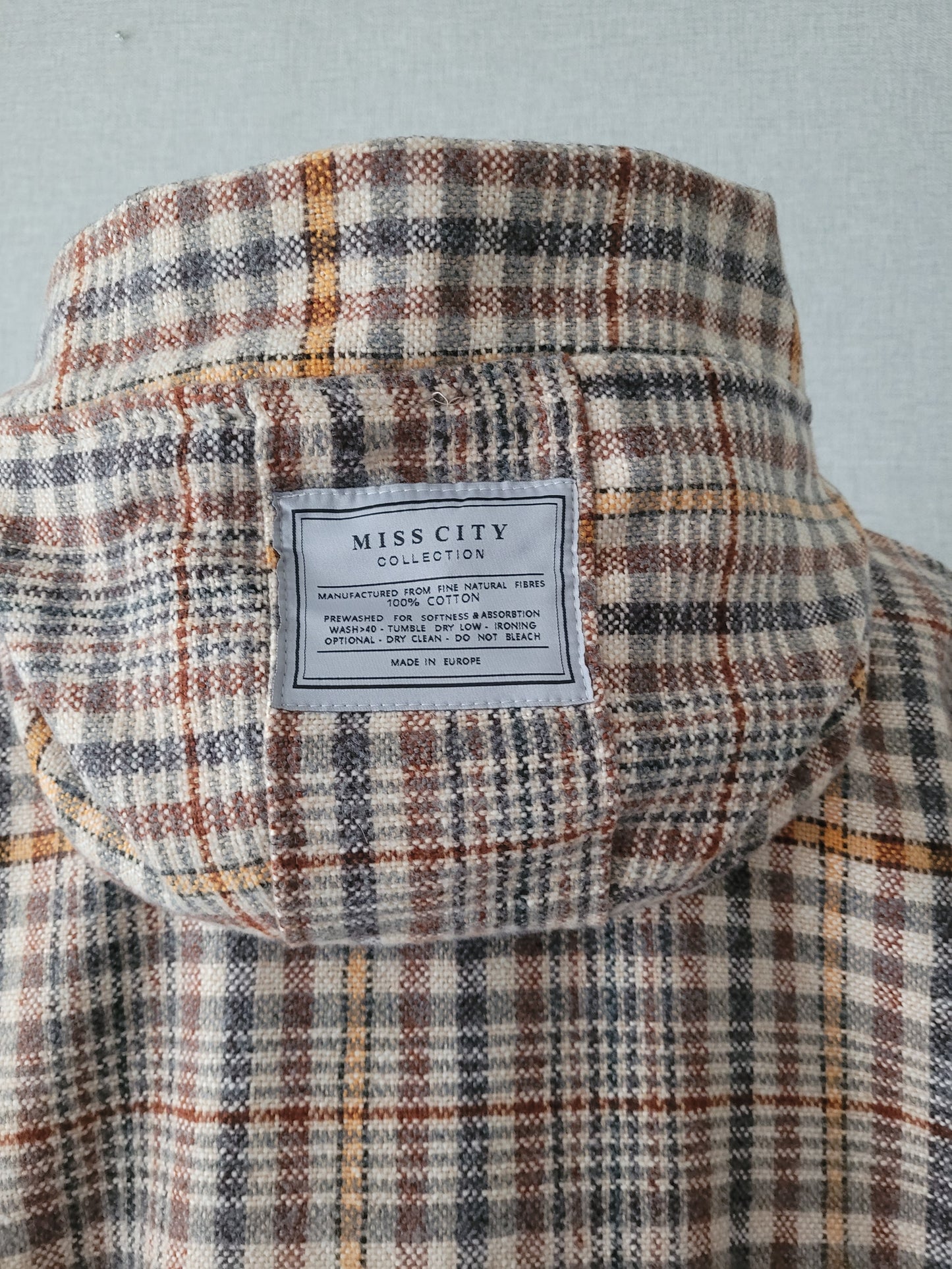 Checkered coat