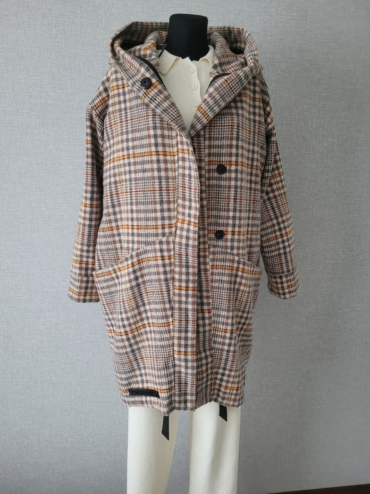 Checkered coat