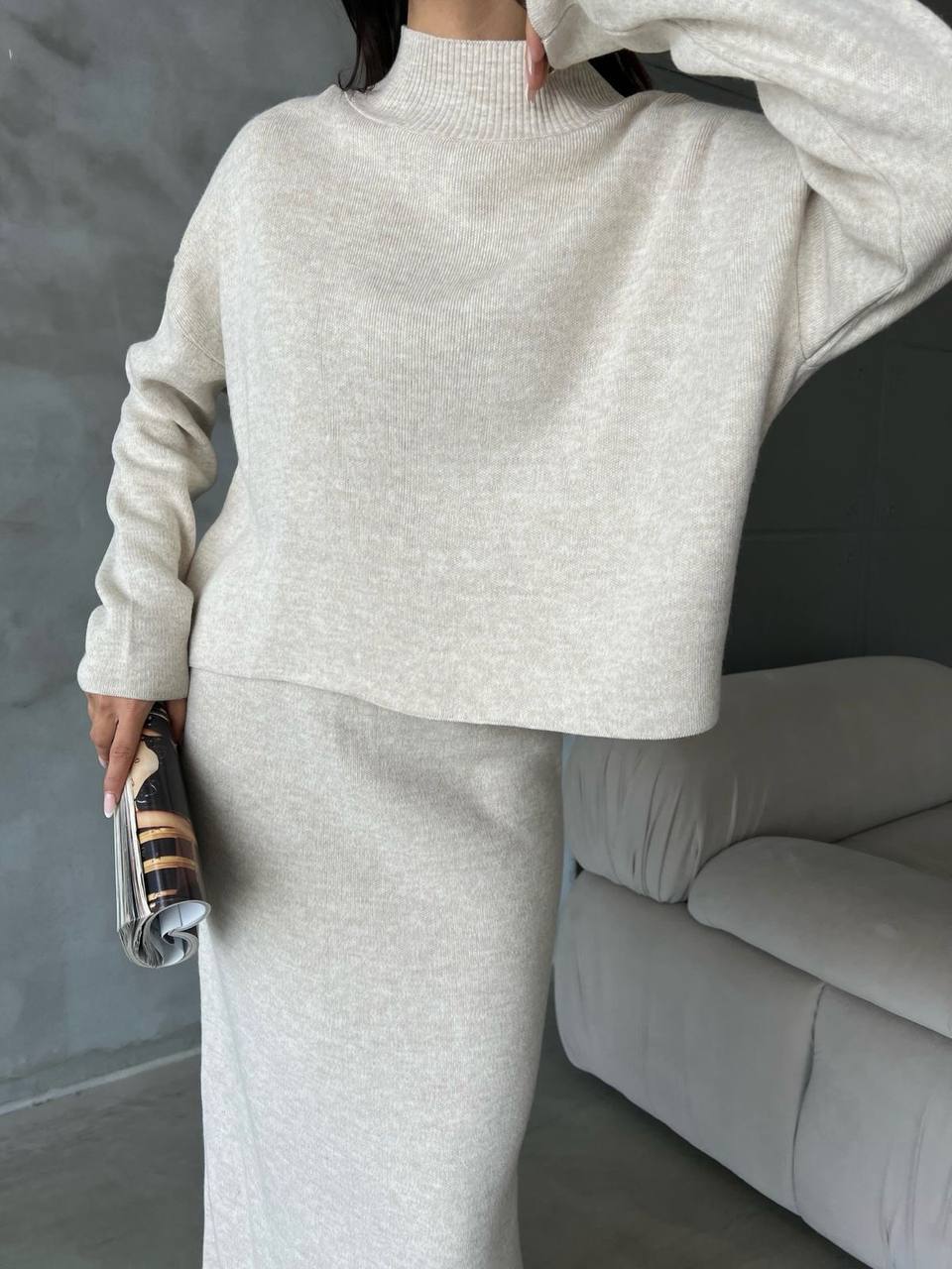Knitted suit