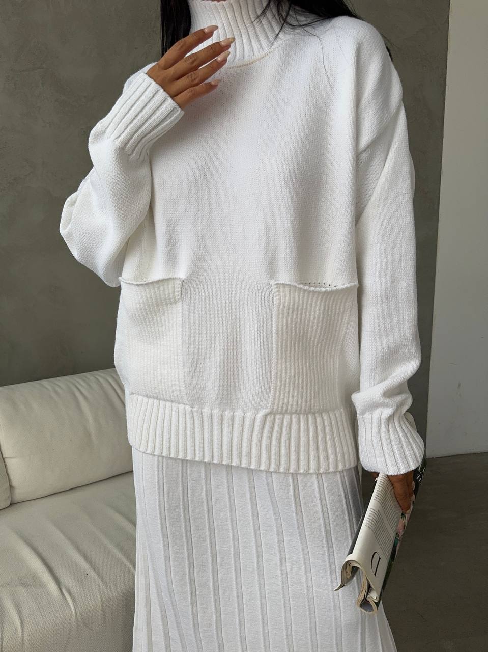 Knitted suit
