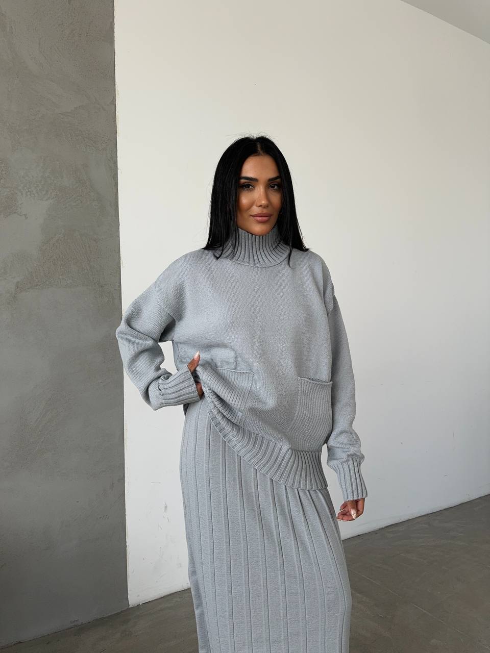 Knitted suit