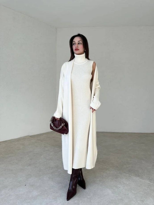 Bodycon kleita un jaka izskatās